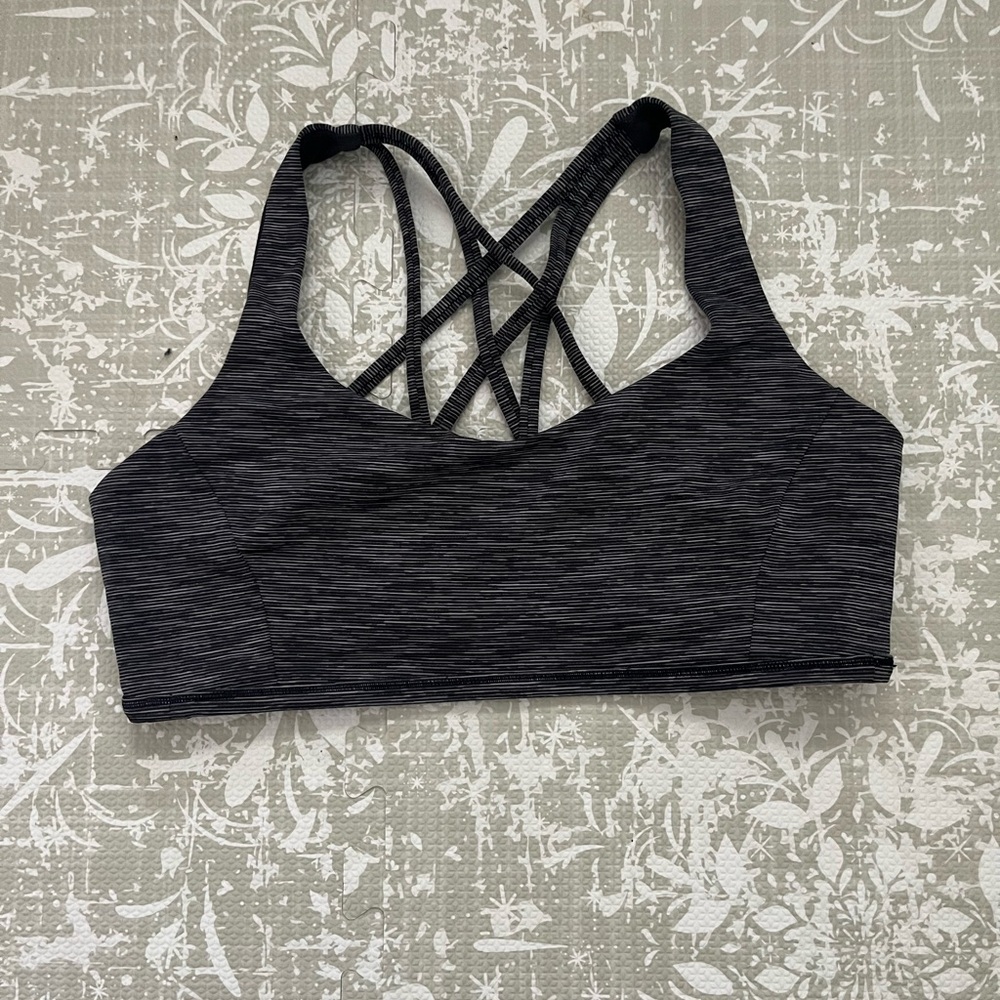 lululemon athletica Black Strappy Sports Bra